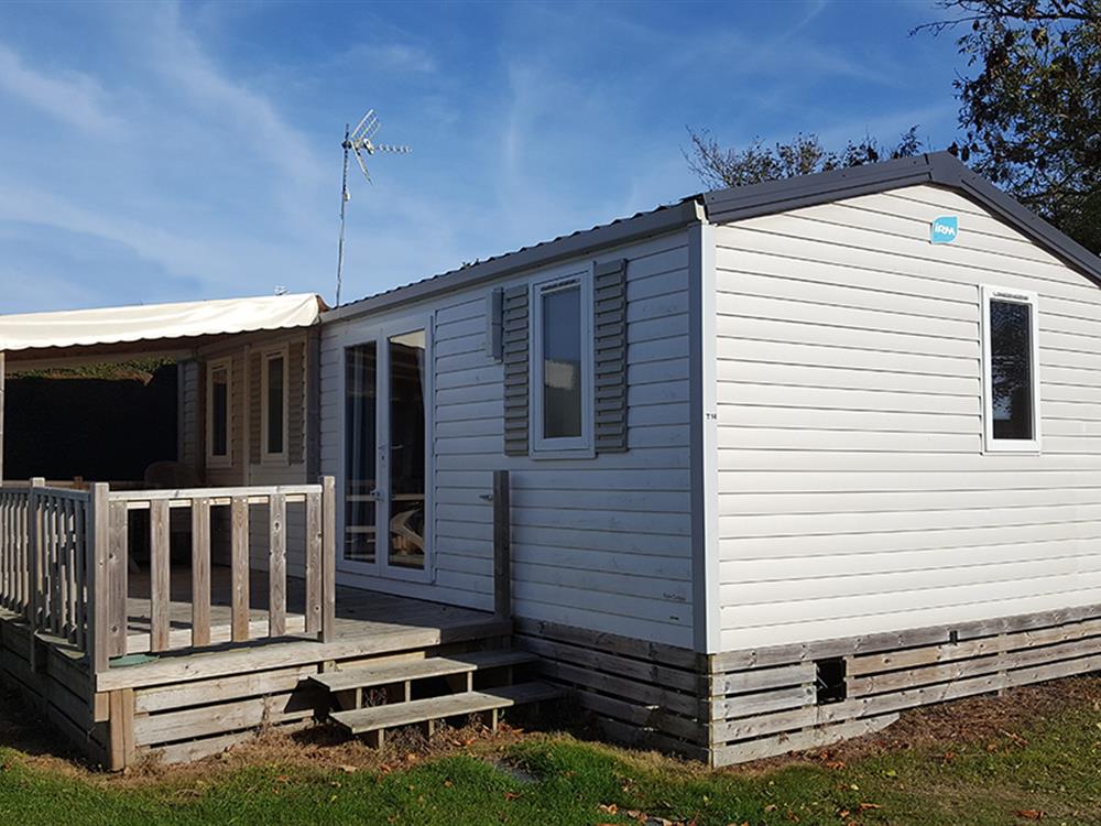 ©Camping la touesse-Saint-Lunaire-A louer mobile home 3 chambres camping en Ille et Vilaine