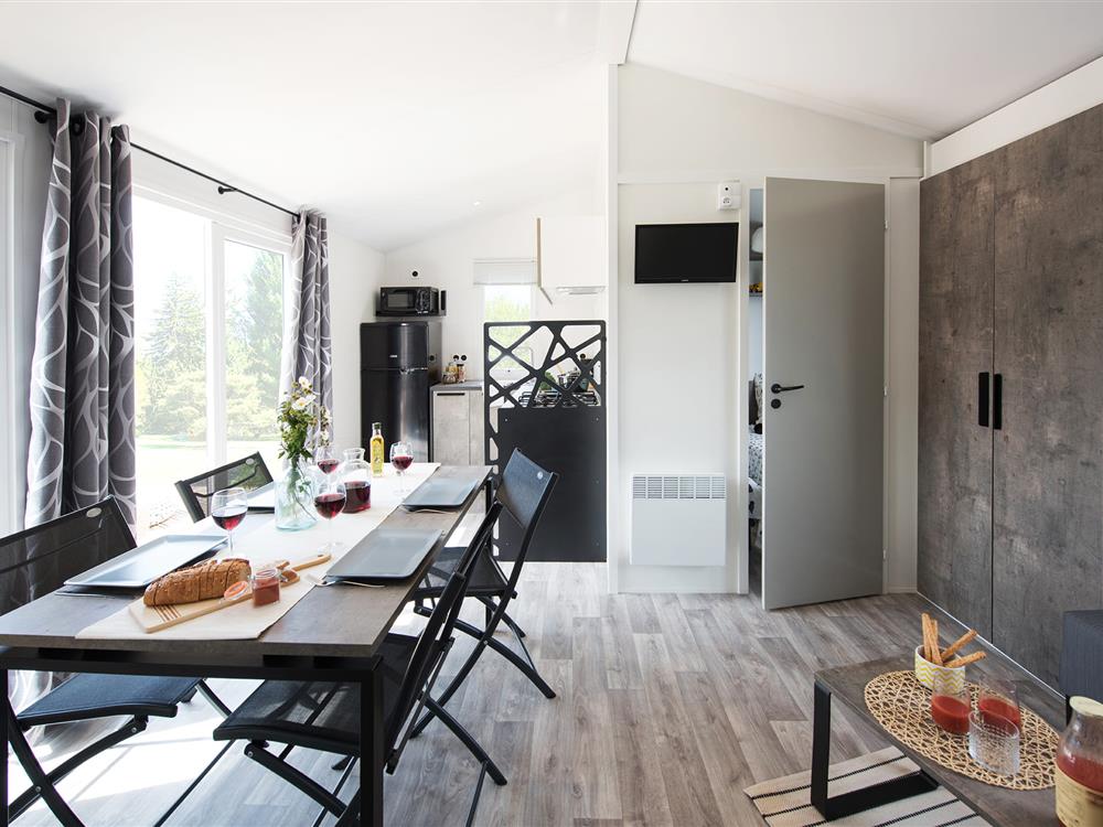 ©Camping la touesse-Saint-Lunaire-mobile home 2 chambres à louer