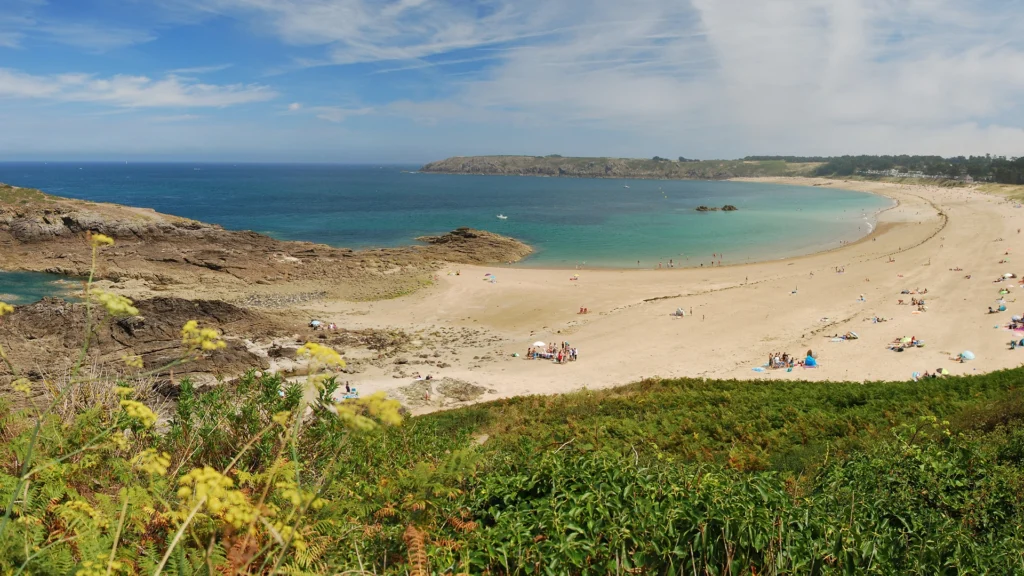 camping touesse photo plage